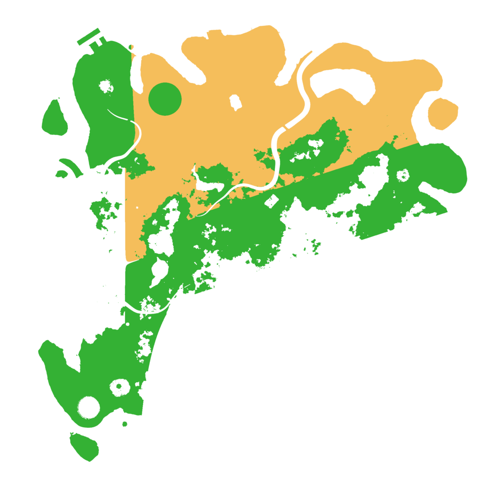 Biome Rust Map: Procedural Map, Size: 4000, Seed: 297489975