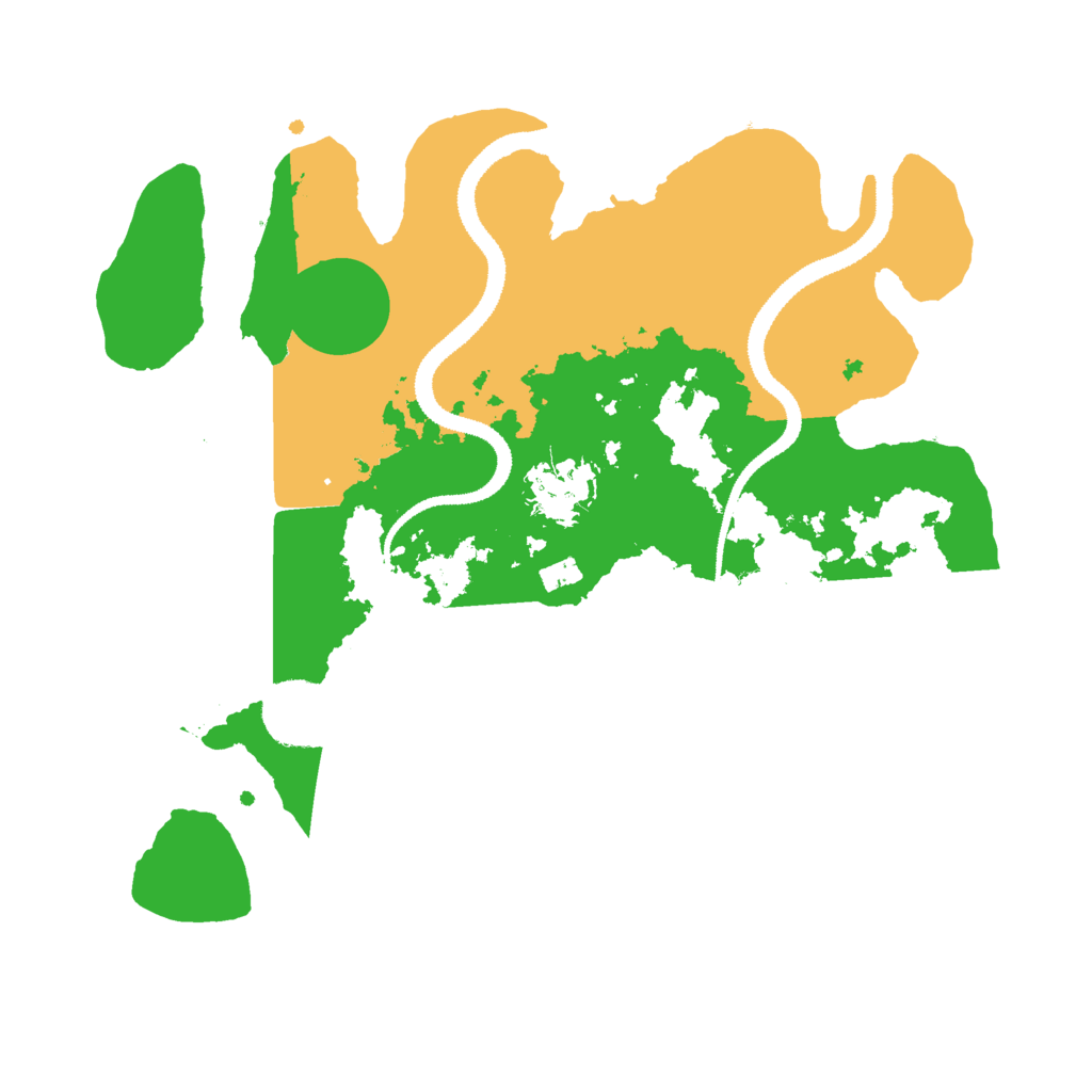 Biome Rust Map: Procedural Map, Size: 3000, Seed: 71248