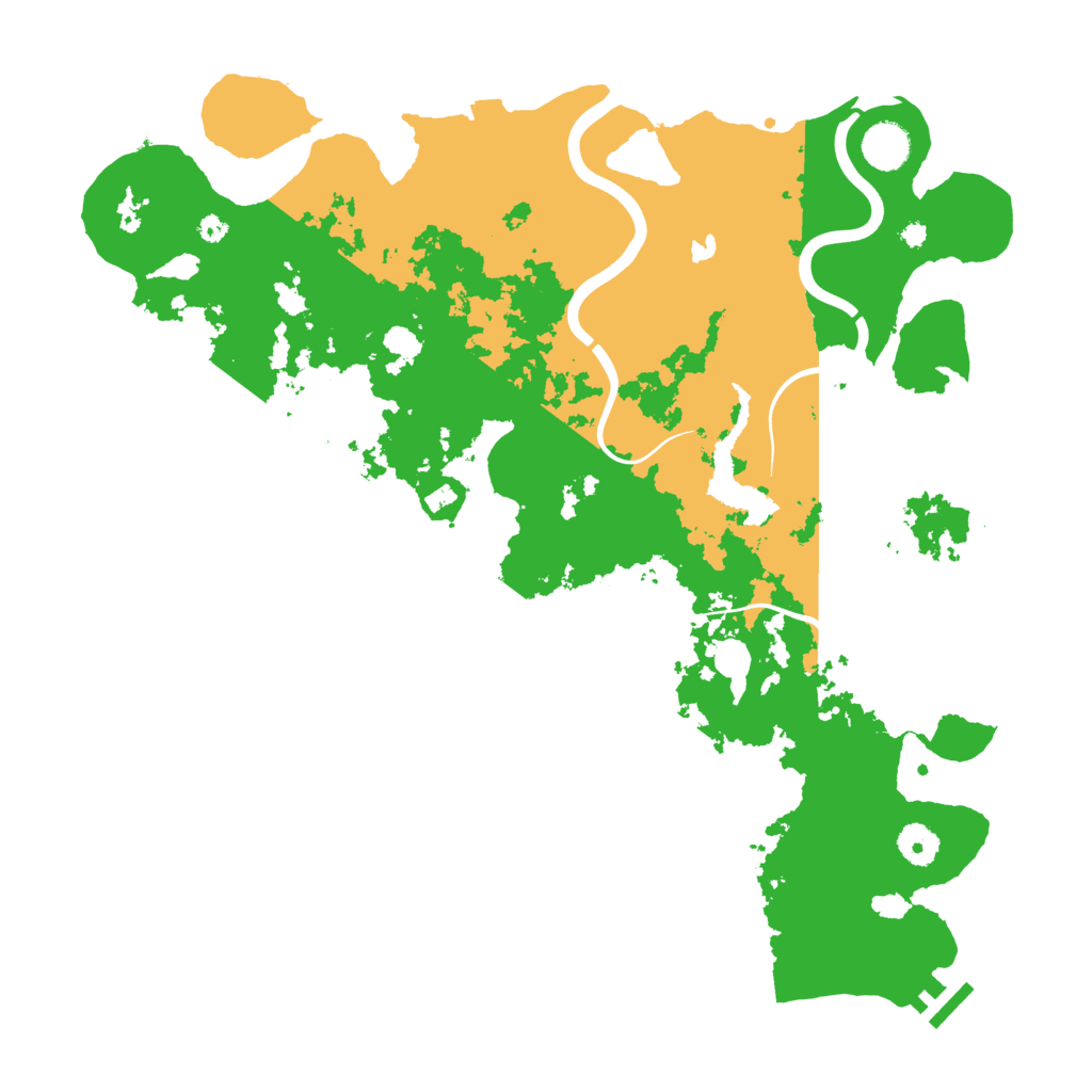 Biome Rust Map: Procedural Map, Size: 4000, Seed: 75425