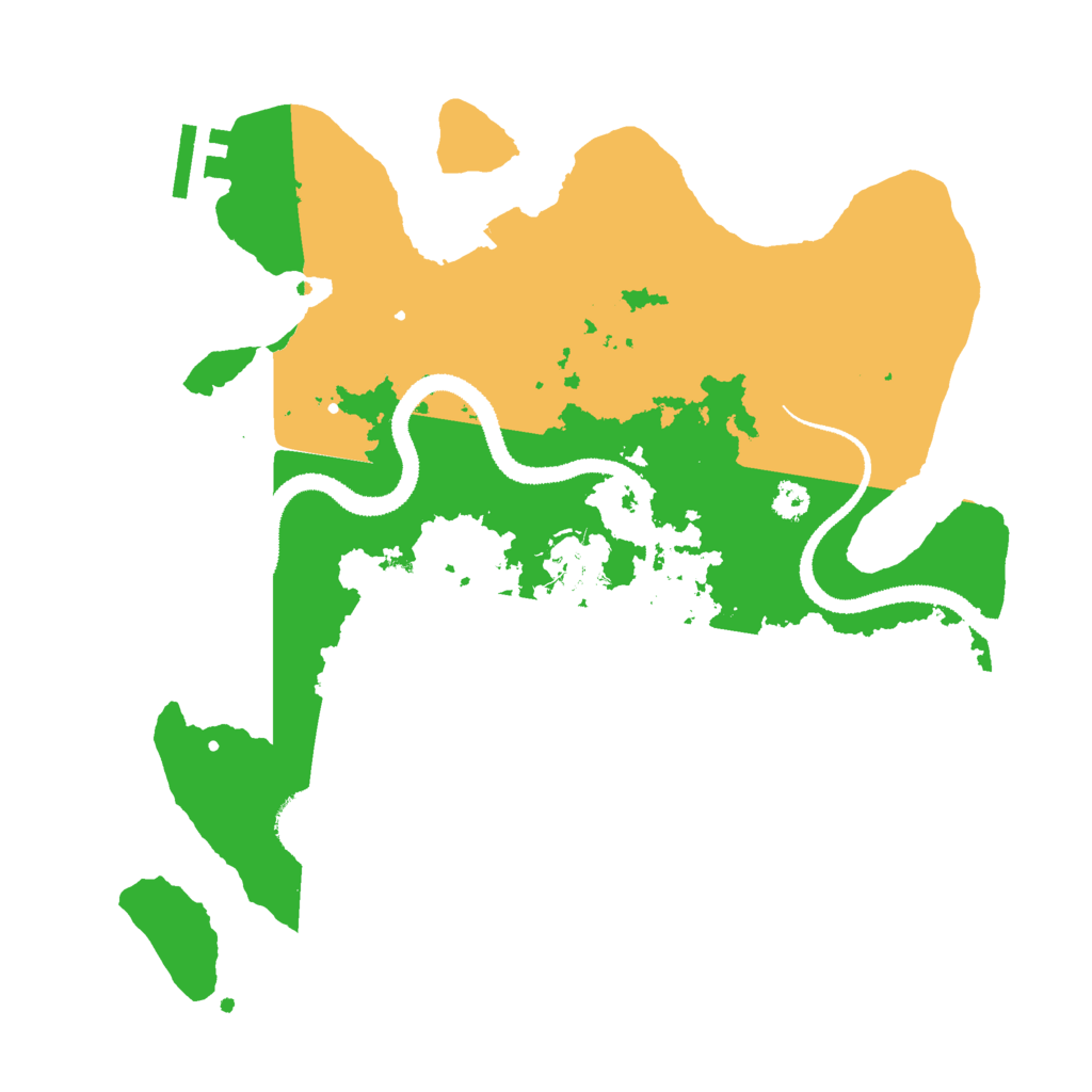 Biome Rust Map: Procedural Map, Size: 3000, Seed: 87944022