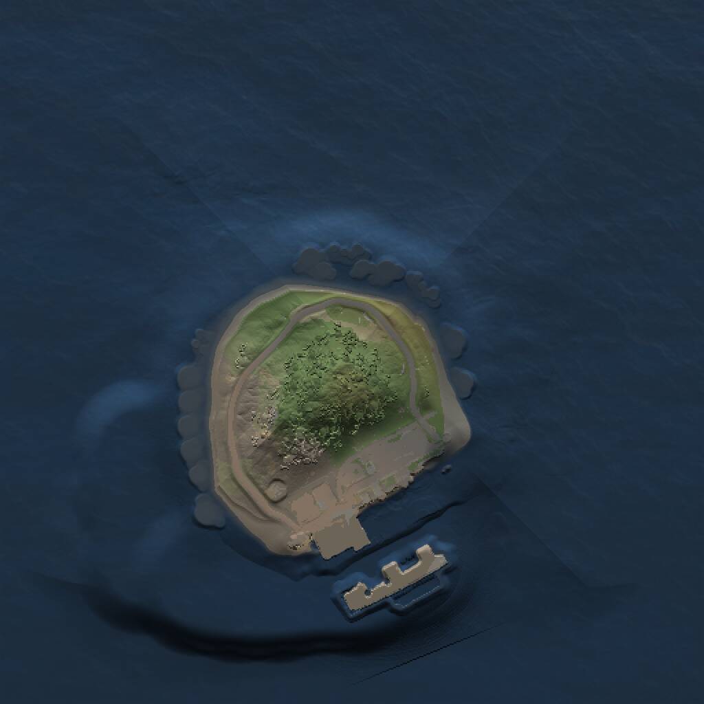 Rust Map: Procedural Map, Size: 1000, Seed: 474438912, 2 Monuments