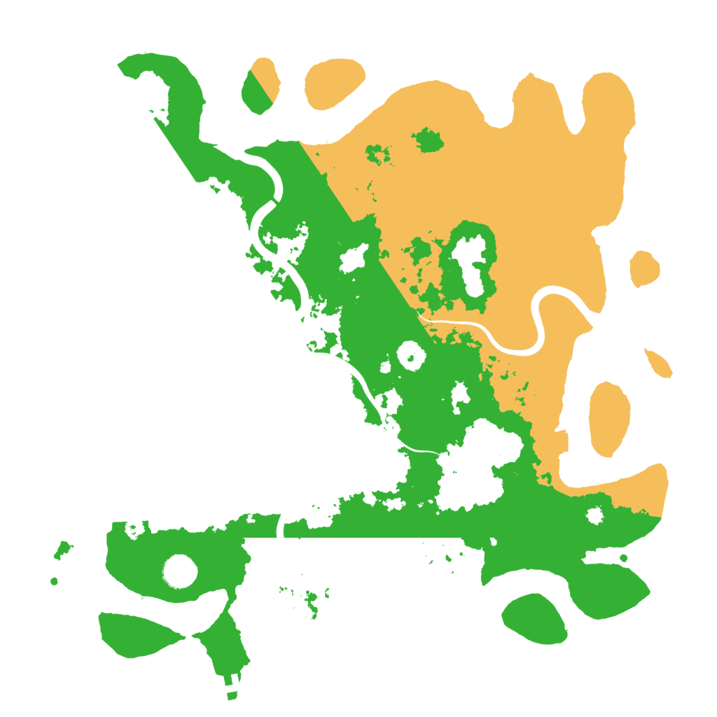 Biome Rust Map: Procedural Map, Size: 3800, Seed: 1036676933