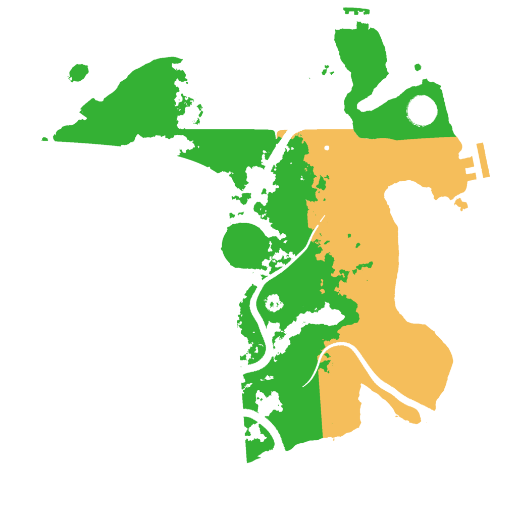 Biome Rust Map: Procedural Map, Size: 3000, Seed: 897276562