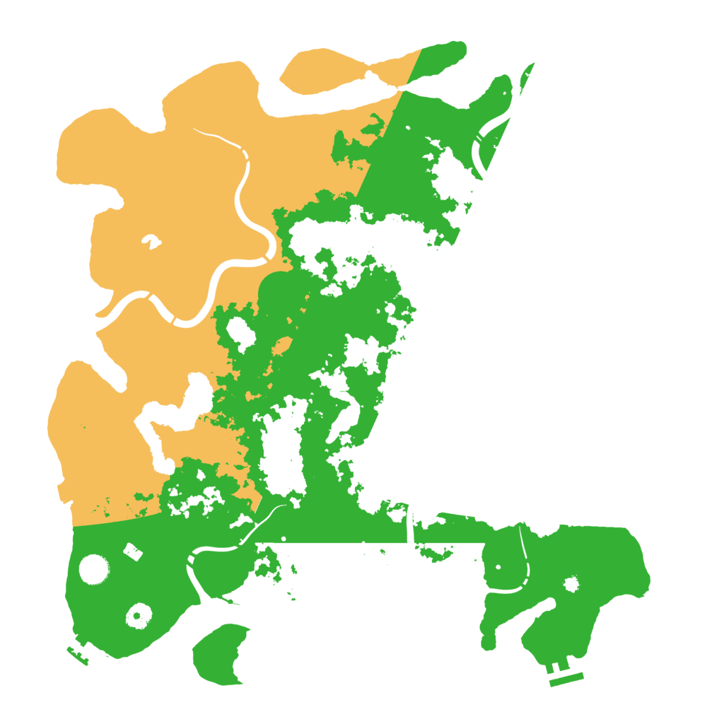 Biome Rust Map: Procedural Map, Size: 4250, Seed: 884264