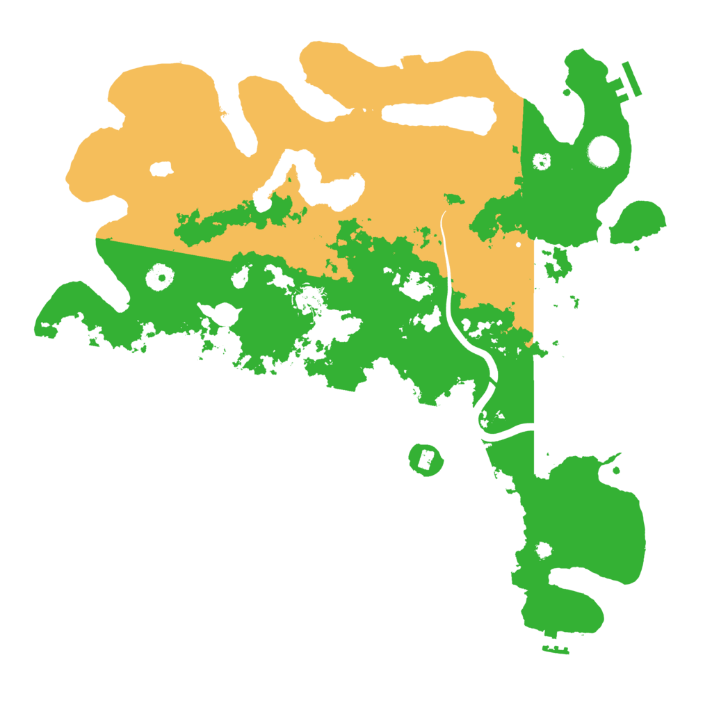 Biome Rust Map: Procedural Map, Size: 4000, Seed: 2139223122