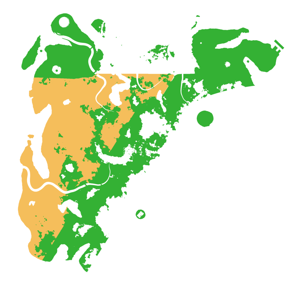 Biome Rust Map: Procedural Map, Size: 5000, Seed: 8246587