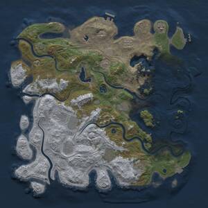 Thumbnail Rust Map: Procedural Map, Size: 4250, Seed: 5563578, 15 Monuments