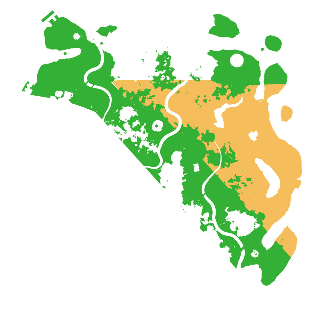 Biome Rust Map: Procedural Map, Size: 4250, Seed: 2022102213