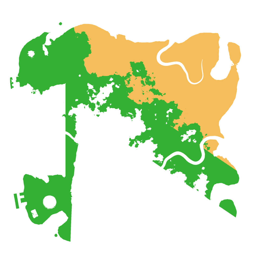 Biome Rust Map: Procedural Map, Size: 3500, Seed: 865279906