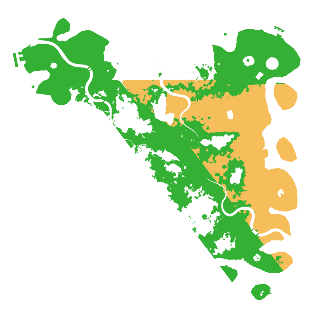 Biome Rust Map: Procedural Map, Size: 4500, Seed: 819297147