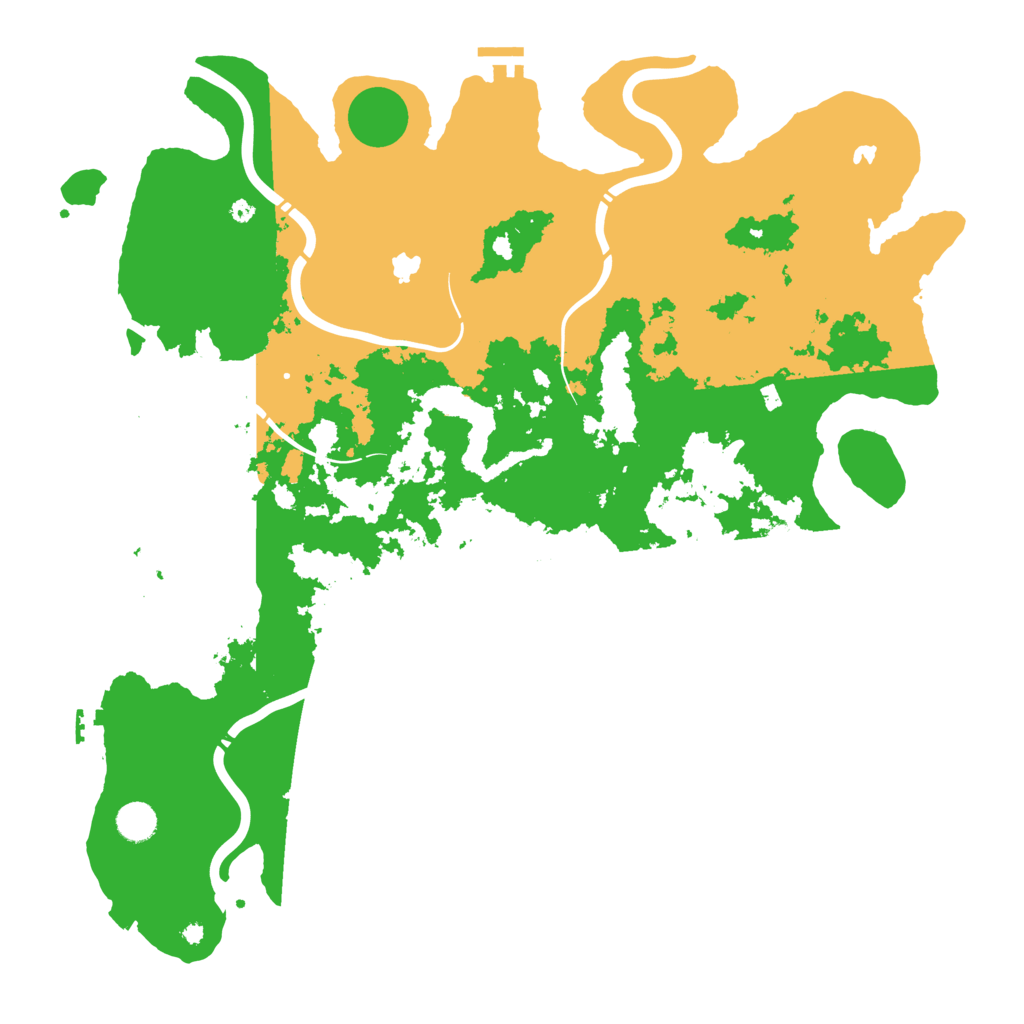 Biome Rust Map: Procedural Map, Size: 4500, Seed: 324706867