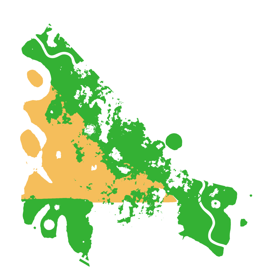 Biome Rust Map: Procedural Map, Size: 4500, Seed: 577727280