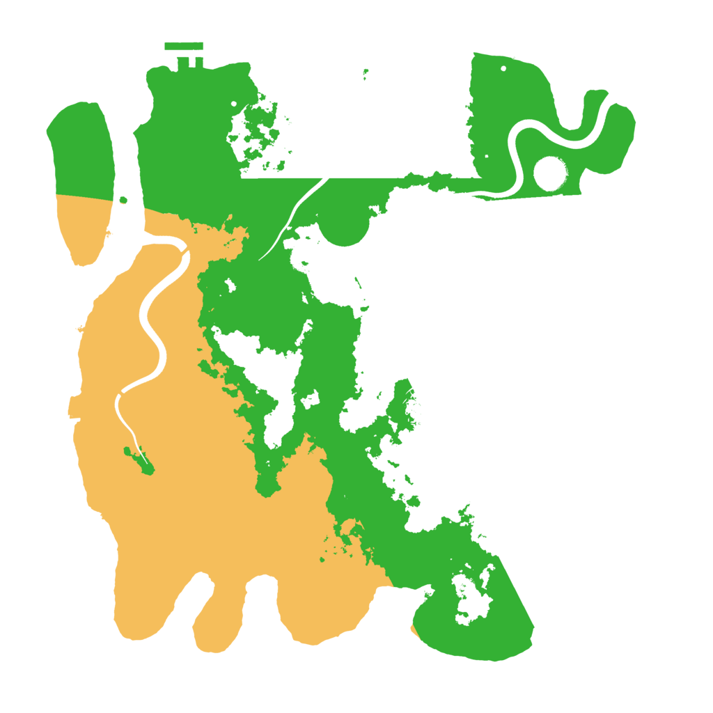 Biome Rust Map: Procedural Map, Size: 3750, Seed: 354645