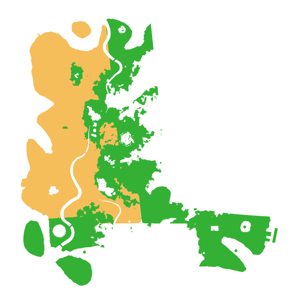 Biome Rust Map: Procedural Map, Size: 4100, Seed: 210825