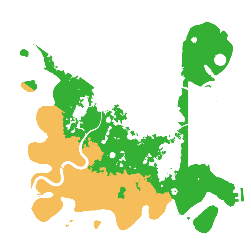 Biome Rust Map: Procedural Map, Size: 3750, Seed: 41901516
