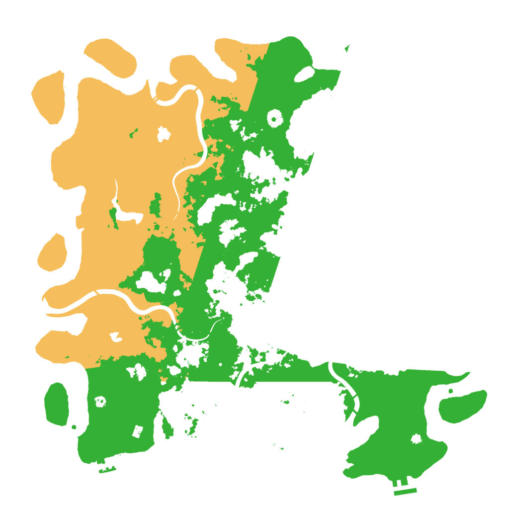 Biome Rust Map: Procedural Map, Size: 4500, Seed: 450137260