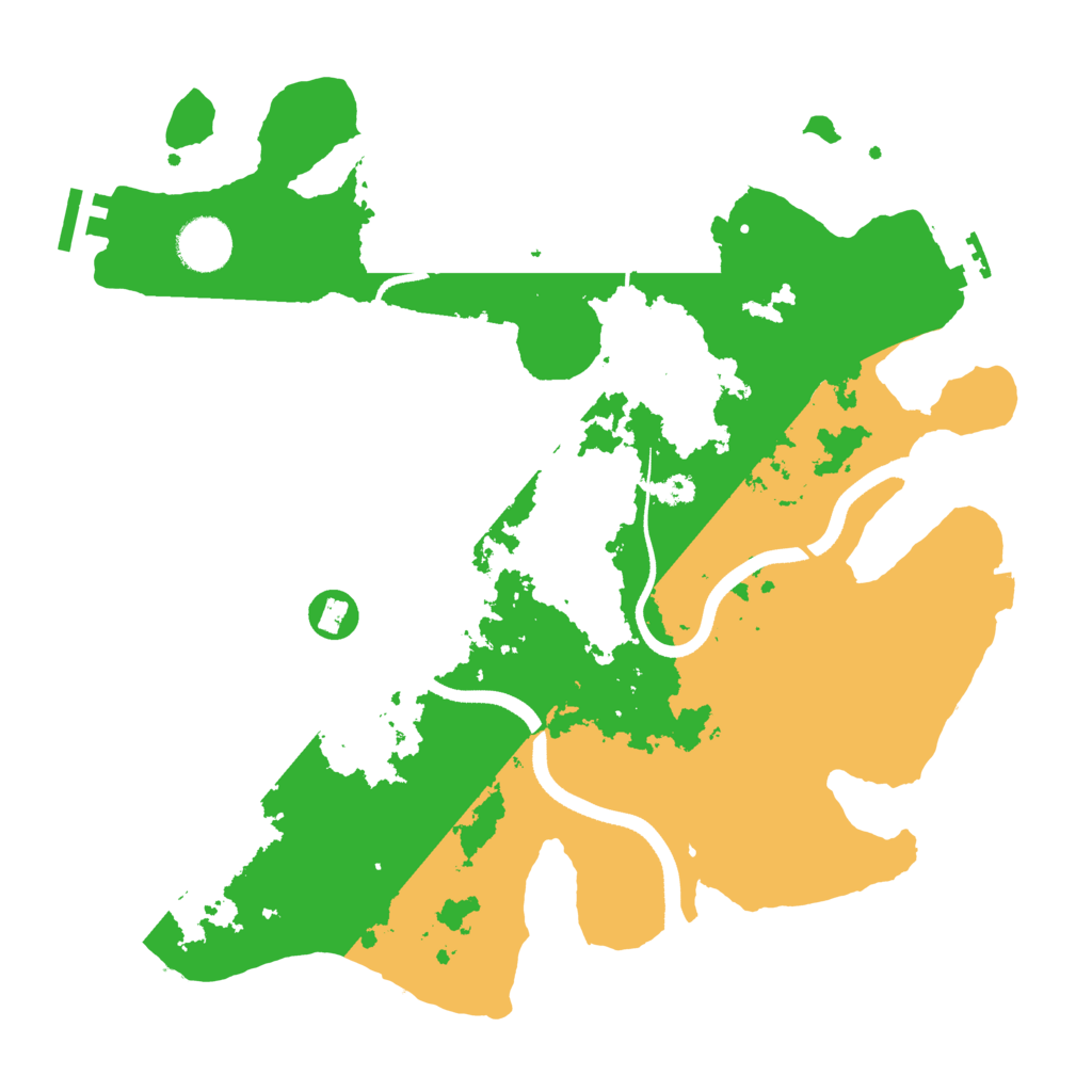 Biome Rust Map: Procedural Map, Size: 3500, Seed: 1005615199