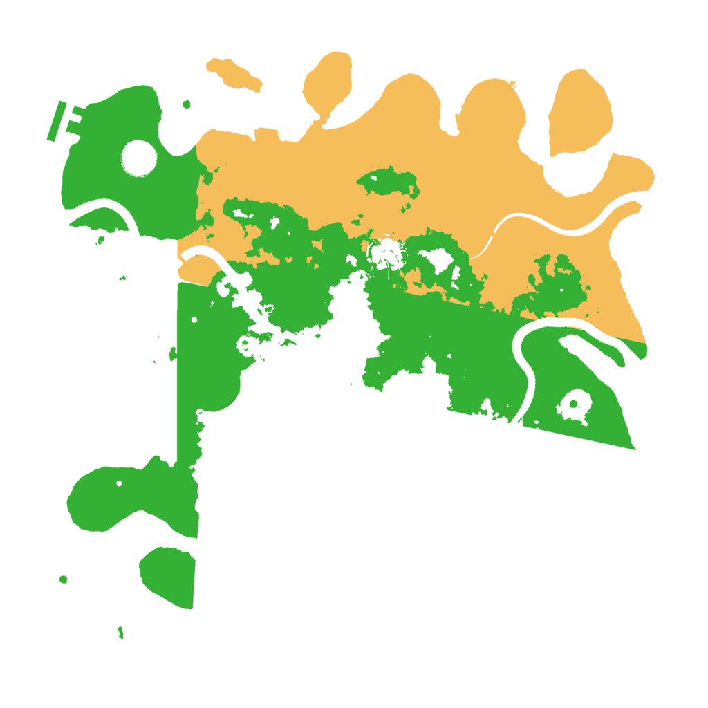 Biome Rust Map: Procedural Map, Size: 3500, Seed: 1039214123