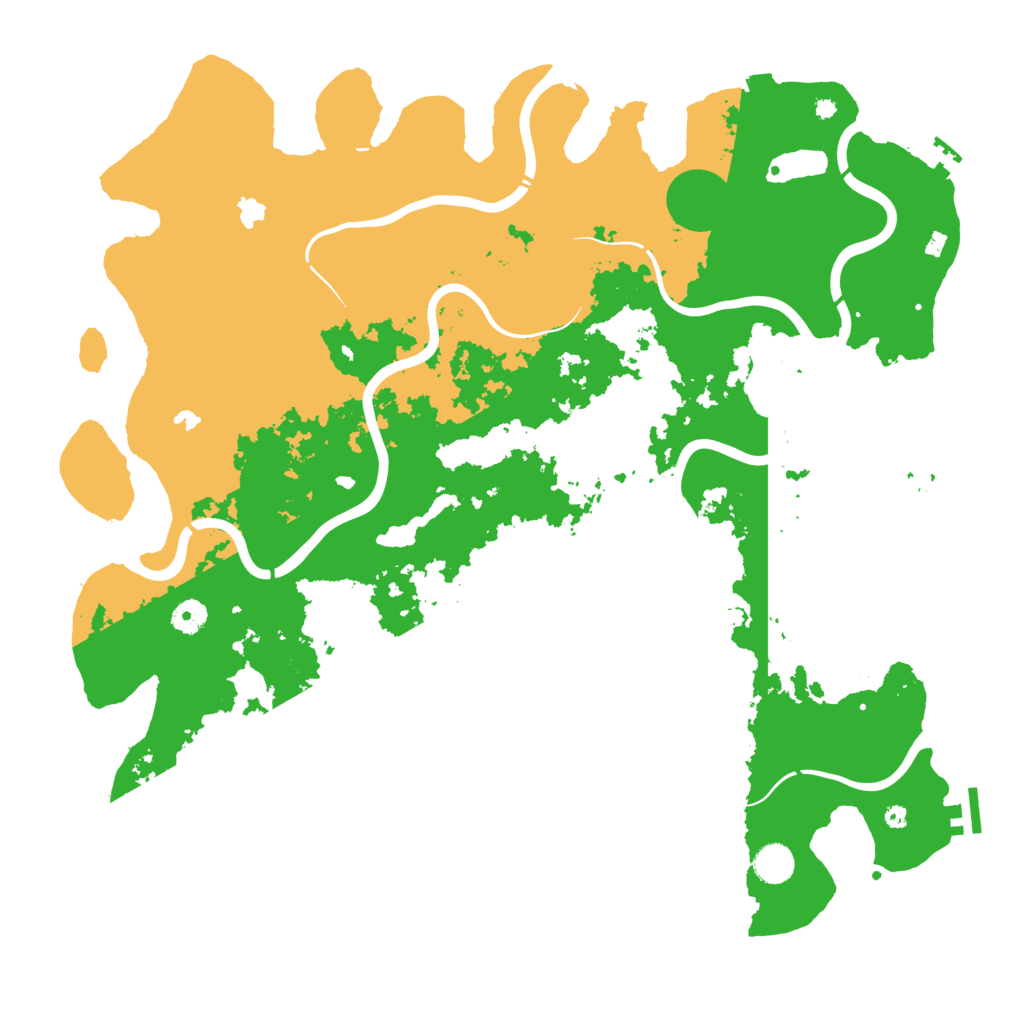 Biome Rust Map: Procedural Map, Size: 4500, Seed: 1141268509