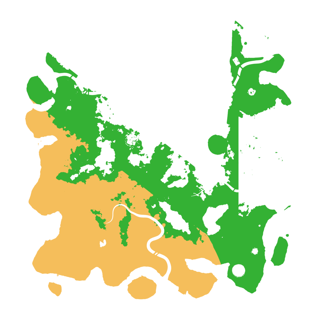 Biome Rust Map: Procedural Map, Size: 4400, Seed: 31081986