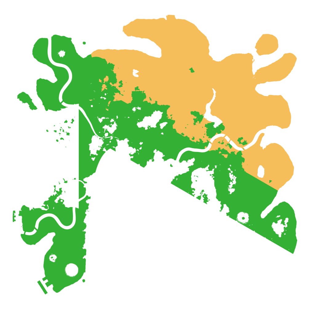 Biome Rust Map: Procedural Map, Size: 4250, Seed: 735498400