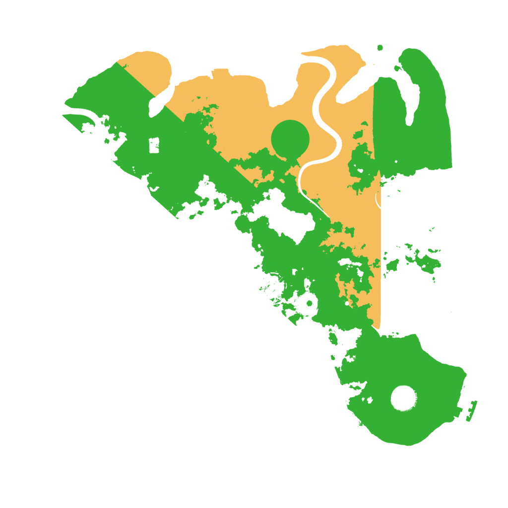 Biome Rust Map: Procedural Map, Size: 3500, Seed: 850923700