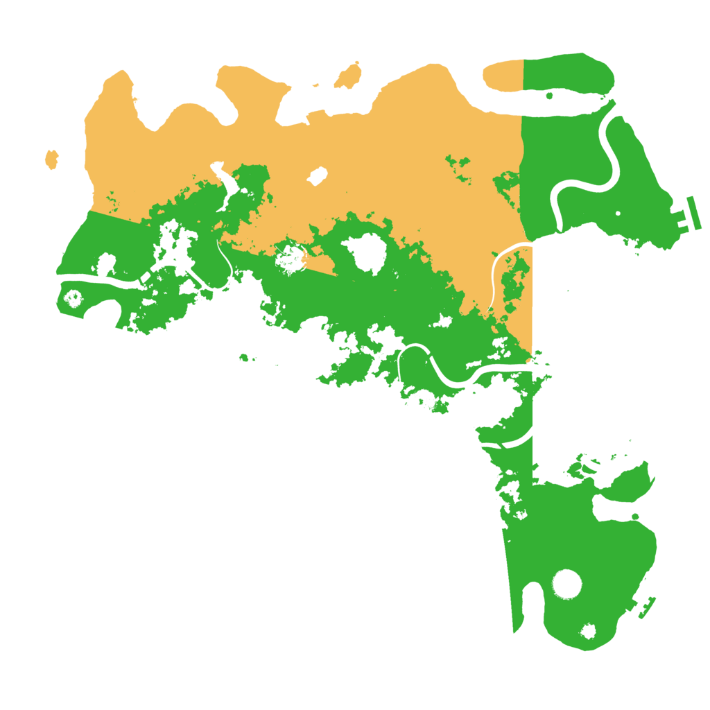Biome Rust Map: Procedural Map, Size: 4250, Seed: 109255989