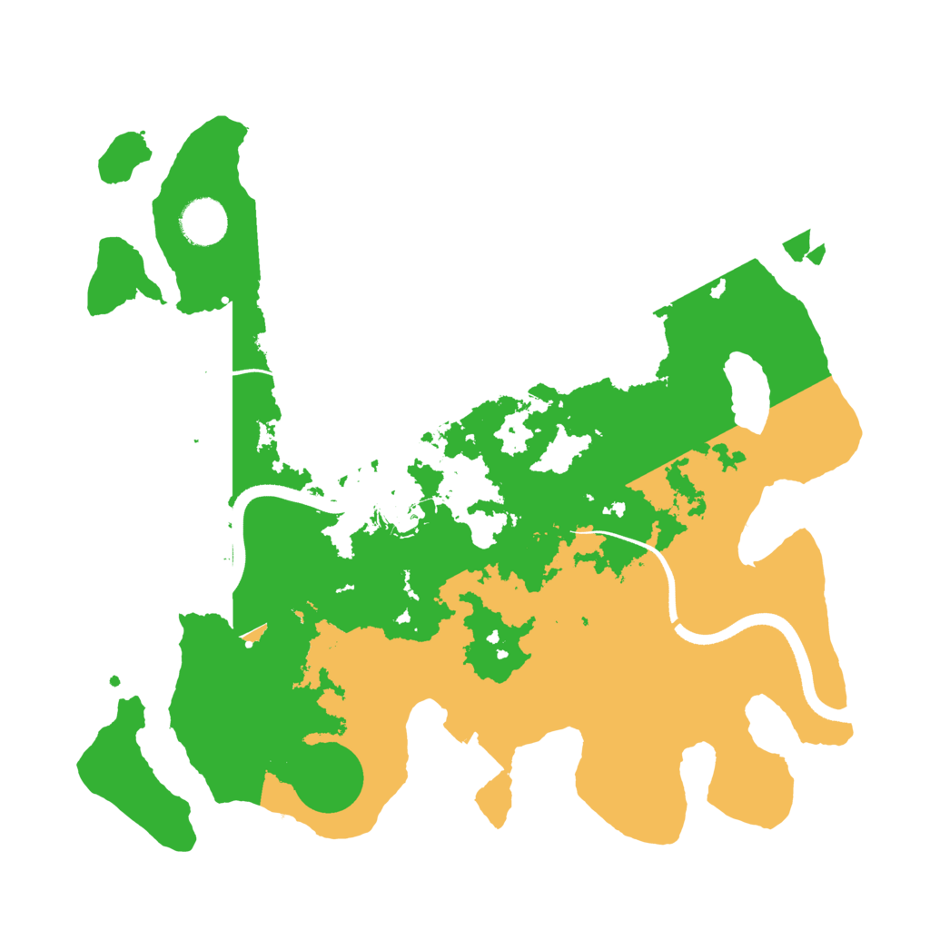 Biome Rust Map: Procedural Map, Size: 3500, Seed: 1775023431