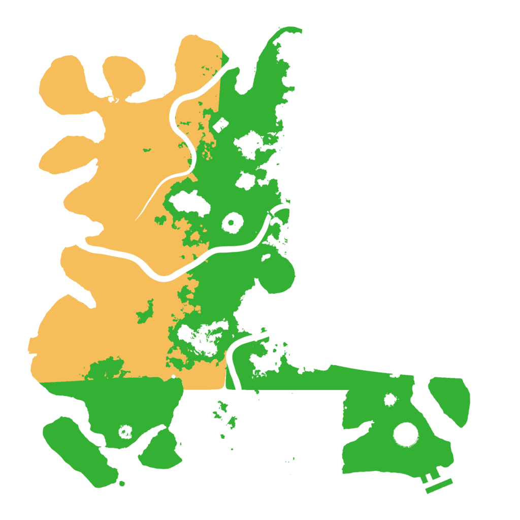 Biome Rust Map: Procedural Map, Size: 3750, Seed: 799216758