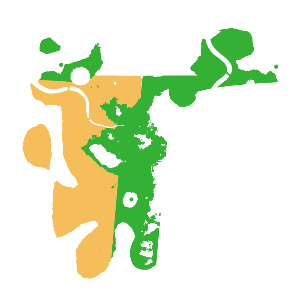 Biome Rust Map: Procedural Map, Size: 3000, Seed: 1519428379