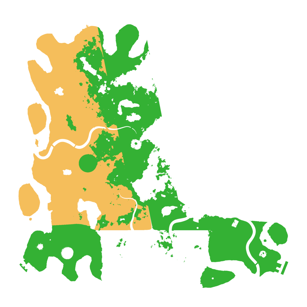 Biome Rust Map: Procedural Map, Size: 4500, Seed: 22323