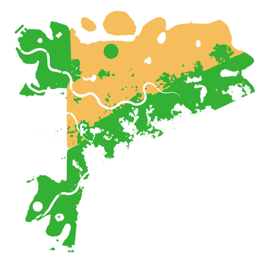 Biome Rust Map: Procedural Map, Size: 4741, Seed: 4101113
