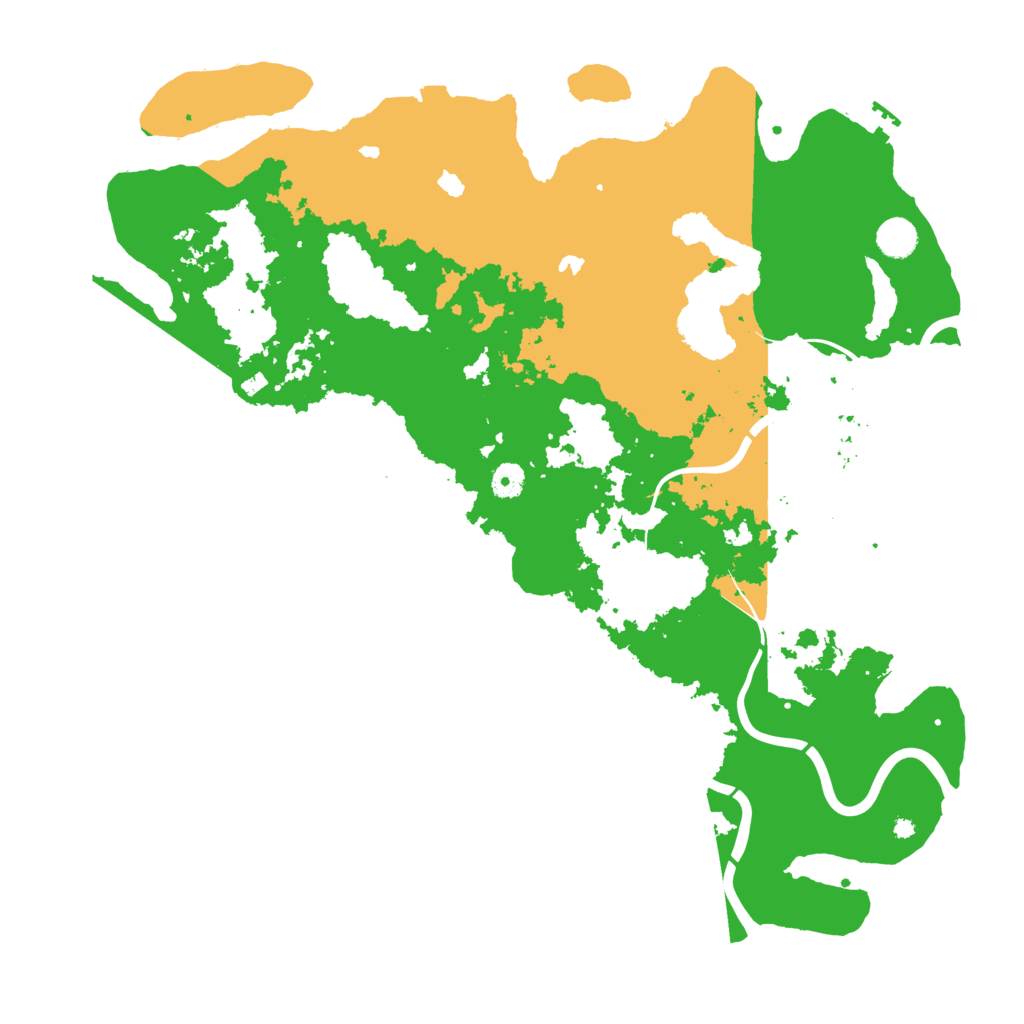 Biome Rust Map: Procedural Map, Size: 4500, Seed: 12280