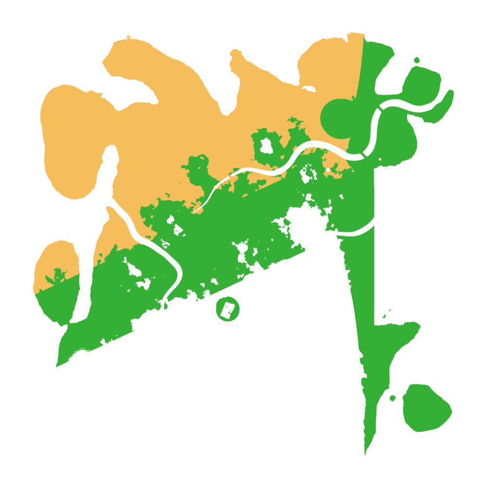 Biome Rust Map: Procedural Map, Size: 3400, Seed: 3548812