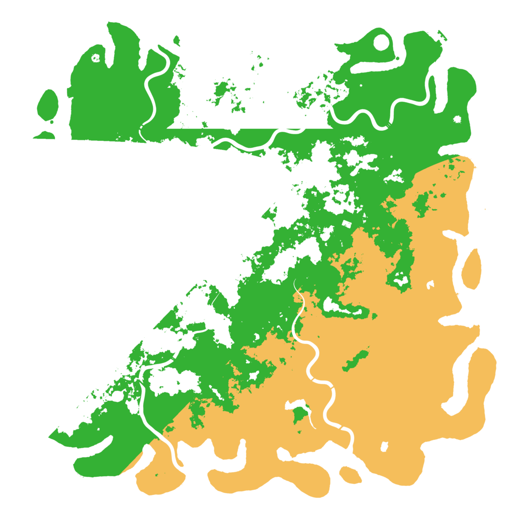 Biome Rust Map: Procedural Map, Size: 6000, Seed: 879550626