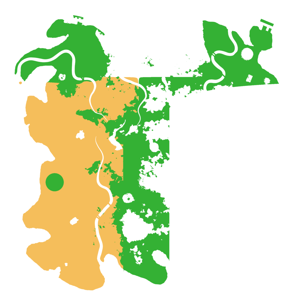 Biome Rust Map: Procedural Map, Size: 4500, Seed: 930372236