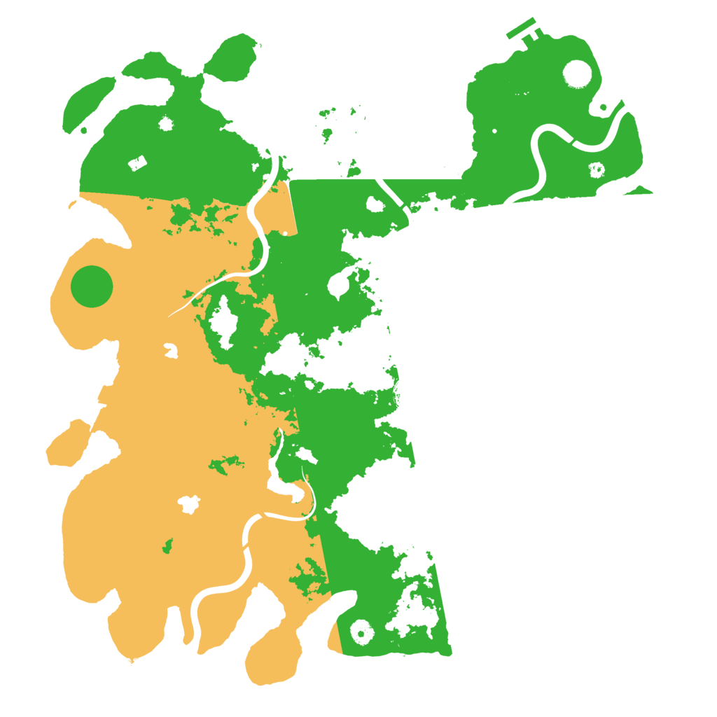 Biome Rust Map: Procedural Map, Size: 4500, Seed: 937933061