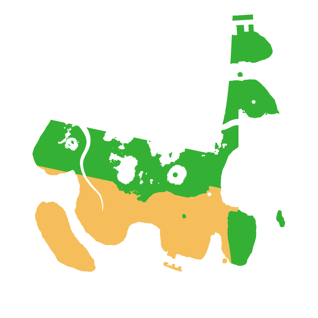 Biome Rust Map: Procedural Map, Size: 2500, Seed: 946063490