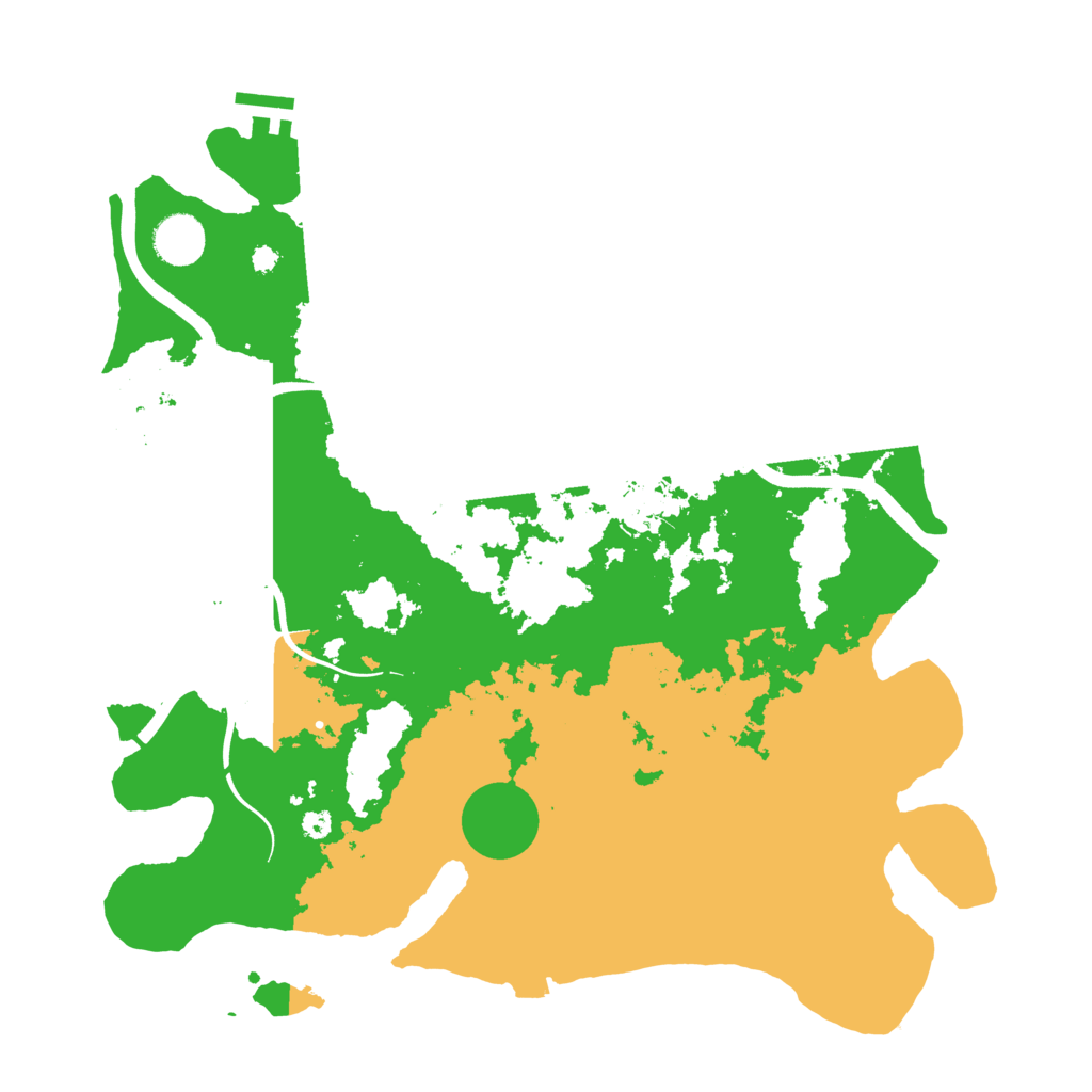 Biome Rust Map: Procedural Map, Size: 3750, Seed: 892400