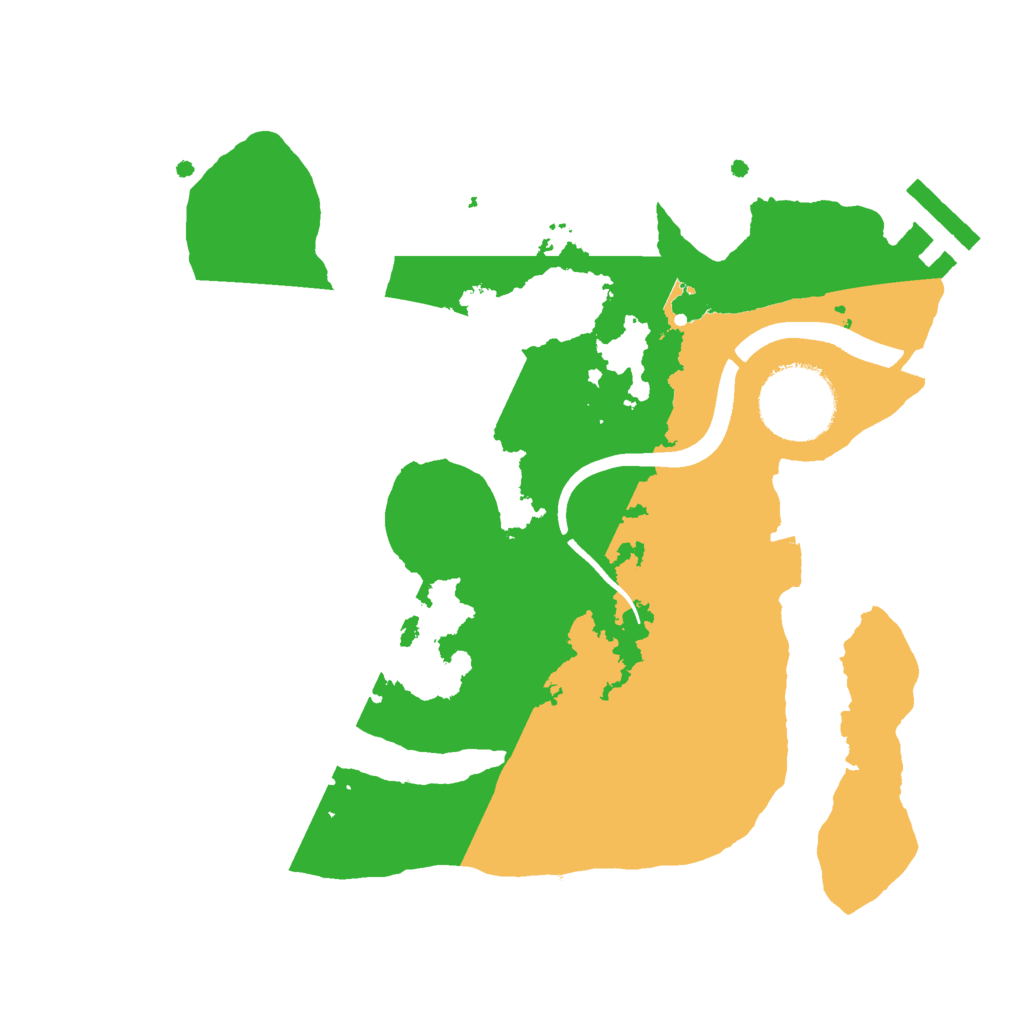 Biome Rust Map: Procedural Map, Size: 2375, Seed: 7382444
