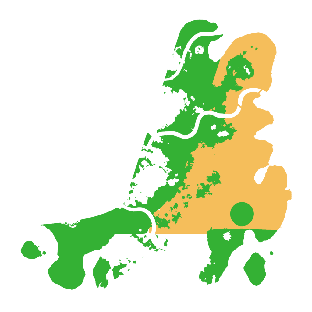 Biome Rust Map: Procedural Map, Size: 3500, Seed: 1089414106