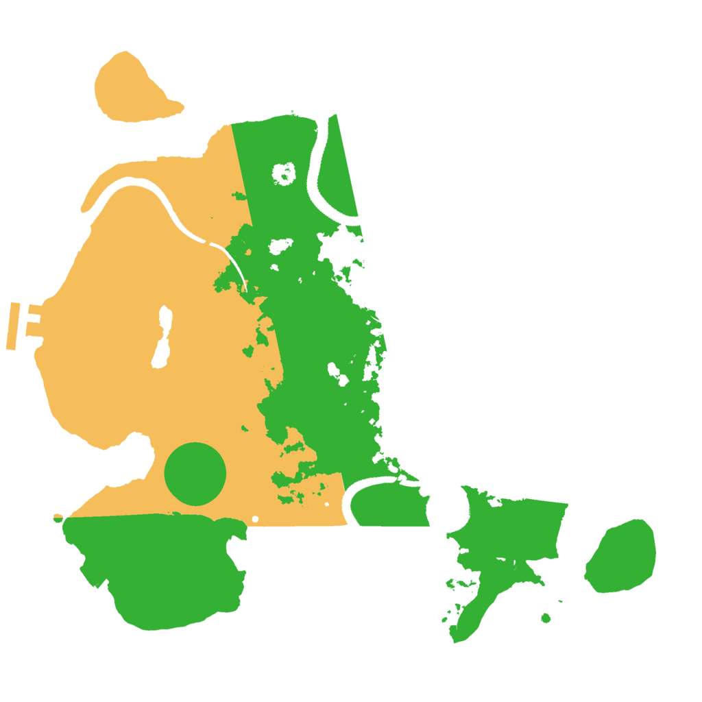 Biome Rust Map: Procedural Map, Size: 3000, Seed: 883945106