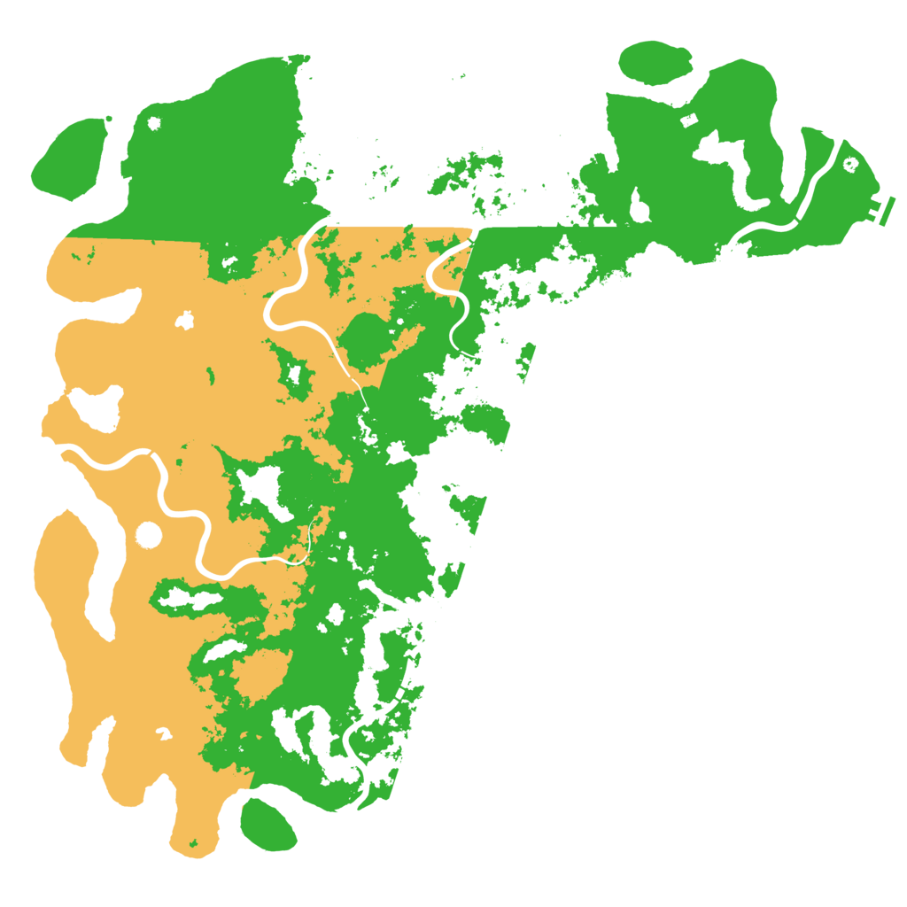 Biome Rust Map: Procedural Map, Size: 6000, Seed: 575780243