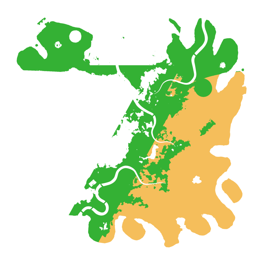 Biome Rust Map: Procedural Map, Size: 4000, Seed: 2025082112