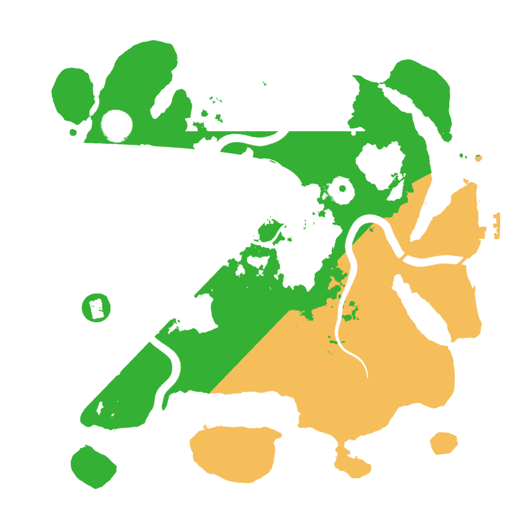 Biome Rust Map: Procedural Map, Size: 3000, Seed: 2123121792