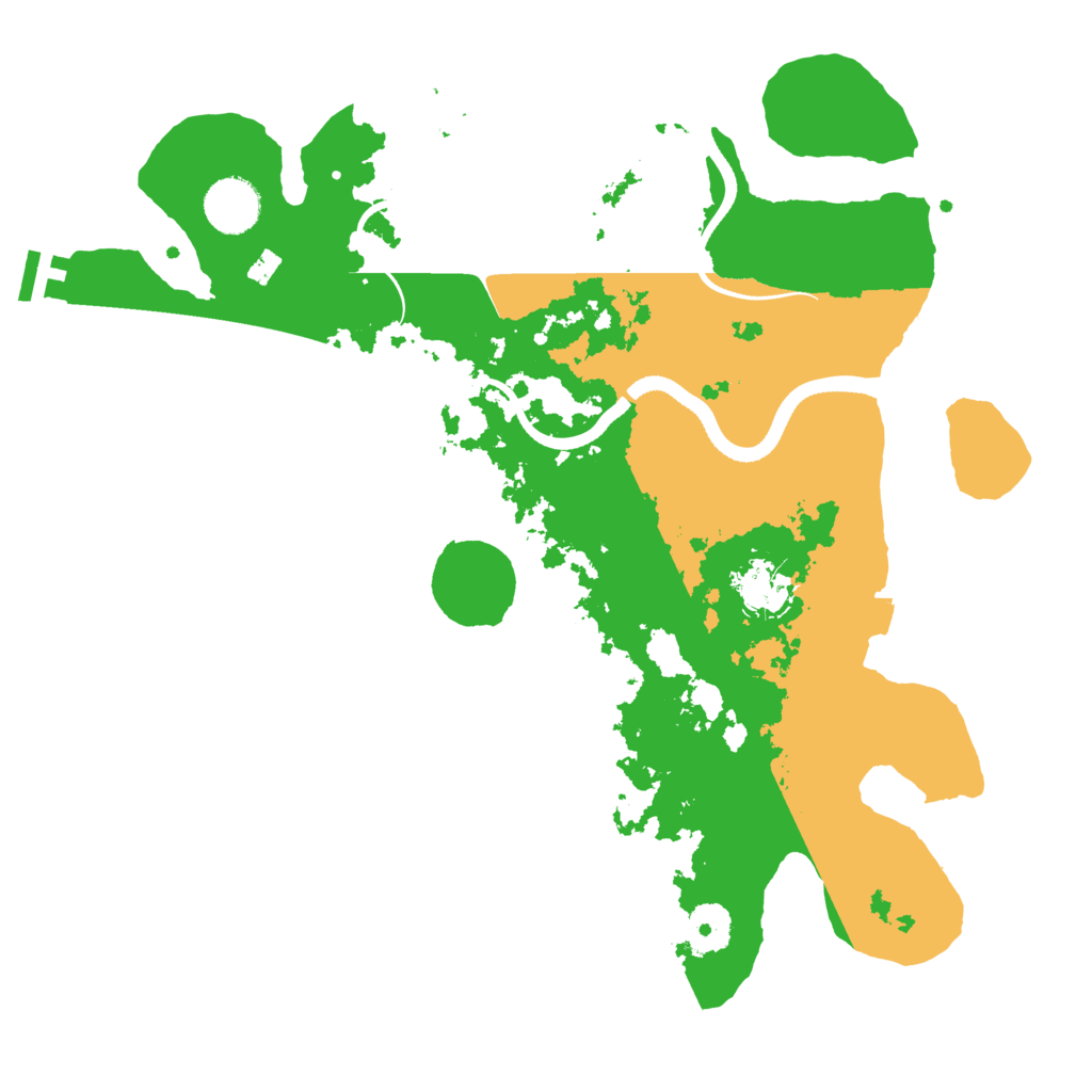 Biome Rust Map: Procedural Map, Size: 3457, Seed: 1075161297