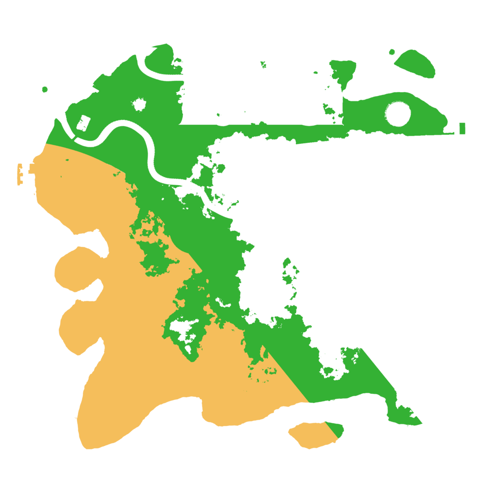Biome Rust Map: Procedural Map, Size: 3500, Seed: 187186796