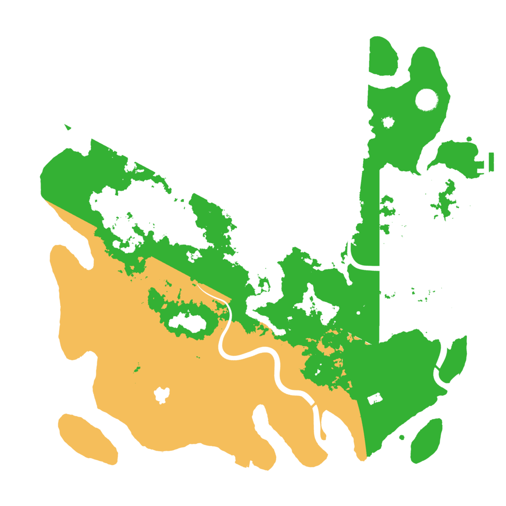 Biome Rust Map: Procedural Map, Size: 4000, Seed: 45665