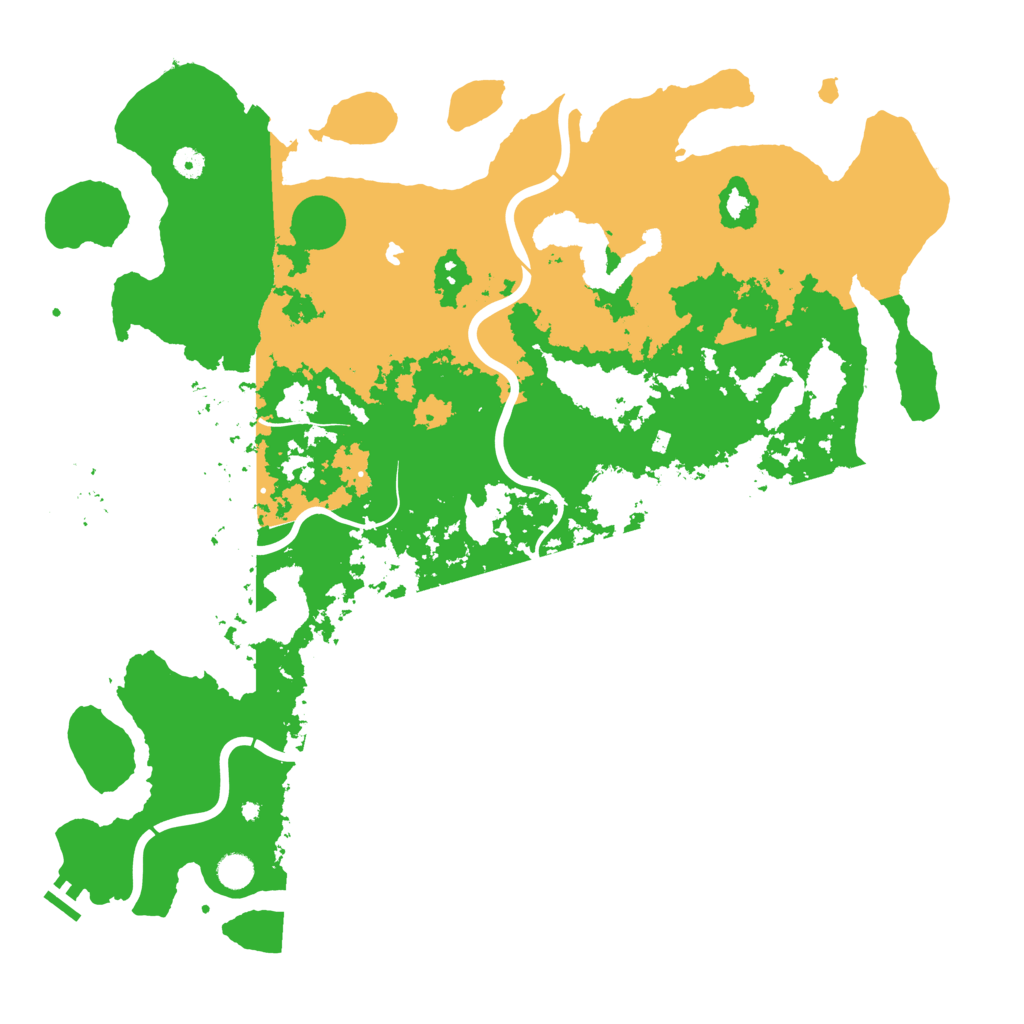 Biome Rust Map: Procedural Map, Size: 5000, Seed: 420346763