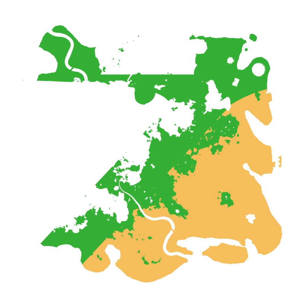 Biome Rust Map: Procedural Map, Size: 4000, Seed: 151231555